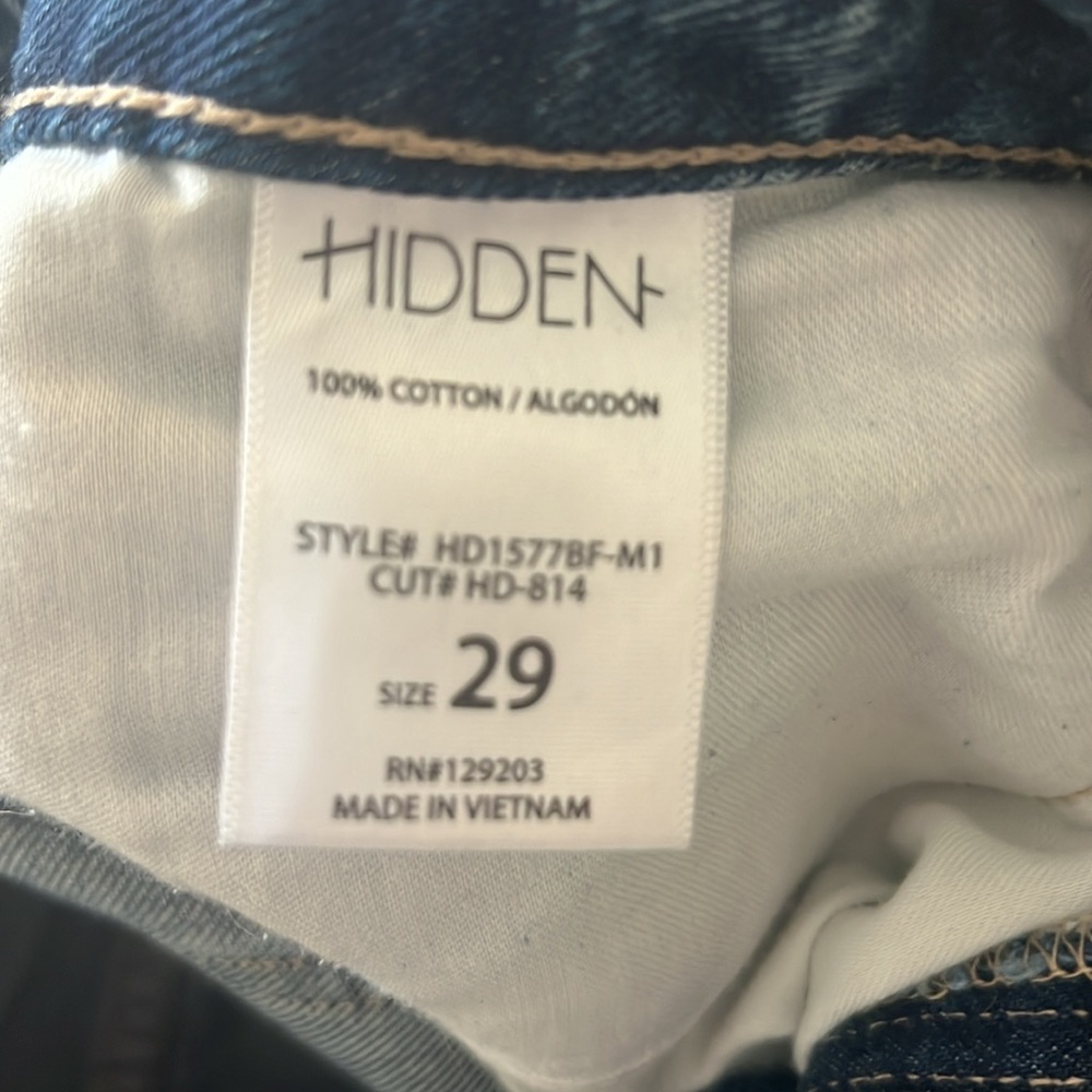 Women’s Hidden straight leg jeans; size 29 - Picture 4 of 4